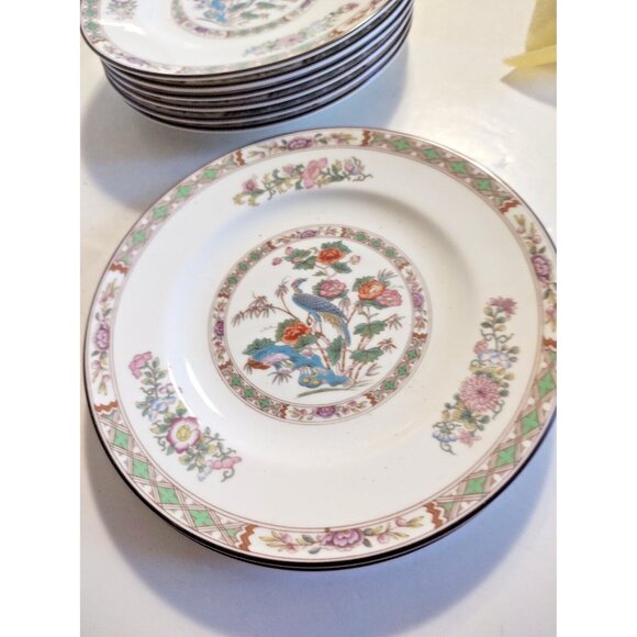 Vtg Wedgwood England Bone China Kutani Crane Bread & Butter or Salad  Plate 6" - Picture 10 of 11